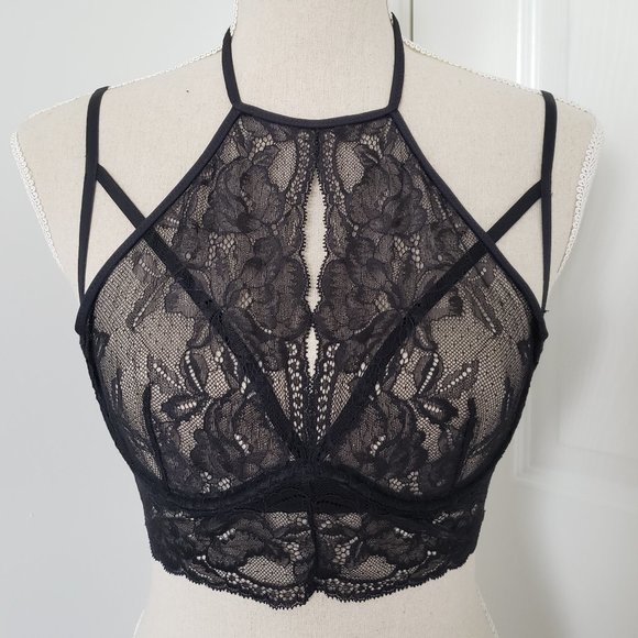 La Senza high neck unlined lace bra - Picture 2 of 5